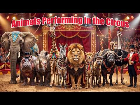 Circus Animals Song | Animal Performance | Zazzy Melody