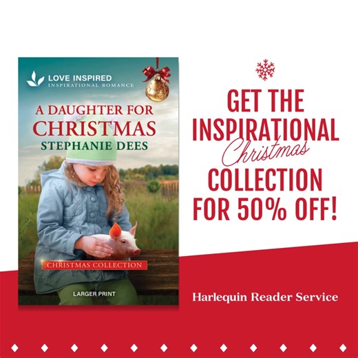 Discover the perfect holiday books with the Inspirational Christmas Collection. Enjoy 50% off these heartwarming stories and free shipping. Plus, get a festive gift and a chance to win a cozy reader prize pack. | Harlequin