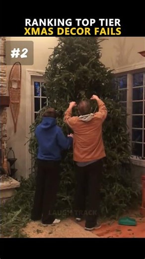 Epic Christmas Tree Setup Fail! 🎄🤦‍♂️💀