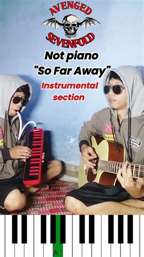 So Far Away #avengedsevenfold #a7x #music #tutorial #beginners #lesson #piano #pianika