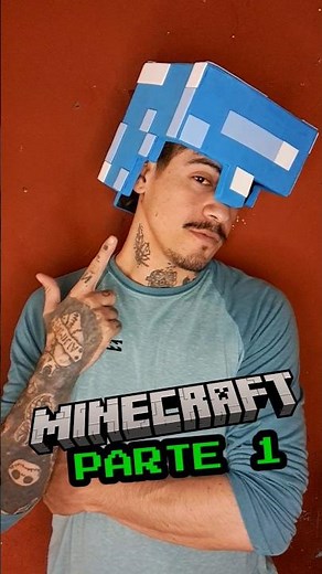 MINECRAFT DIAMOND HELMET part 1 #minecraft #crafts #shorts #cosplay #videogames #art