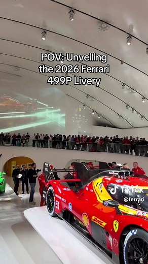 Unveiling the 2026 Ferrari 499P Livery