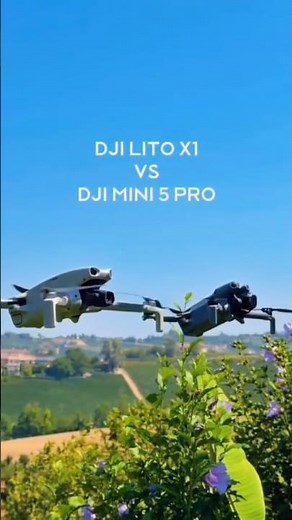 DJI Lito X1 vs DJI Mini 5 Pro, Who Wins? 🤯🔥 #dji #drone