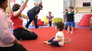 Little legs, big leaps! 🦶 Our toddler classes encourage exploration, communication & teamwork. Every week is a new play adventure designed just for them. | Gymboree Play & Music, Norman