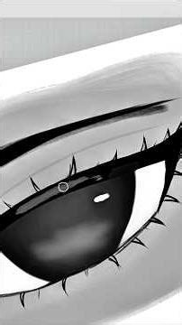 Drawing an eye as a beginner Procreate user 👍 #procreate #eyes #drawing #tutorial