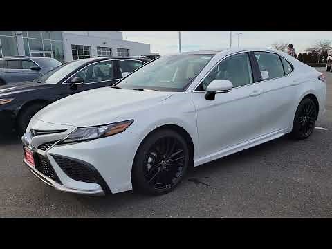 2024 Toyota Camry XSE V6 in Wind Chill Pearl White