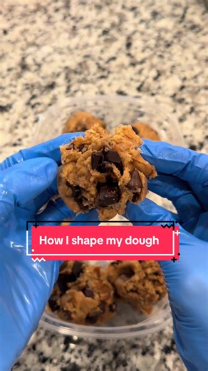 How I Shape Dough Balls for Chocolate Puddle Cookies
