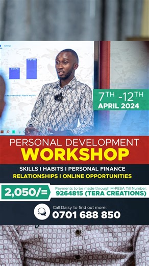 Online Scams You can join our Personal Development Workshop Check more information here: https://pdw.elvisw.online/ You can as well register to be part of the sessions here: https://forms.gle/pVg5tT52CpfYLwuD8 #kenya365 #skillstraining #elviswg #kenya #kenyamoore #SkillsForSuccess #kenyans #SkillsForLife #skillsdevelopment | Elvis W.