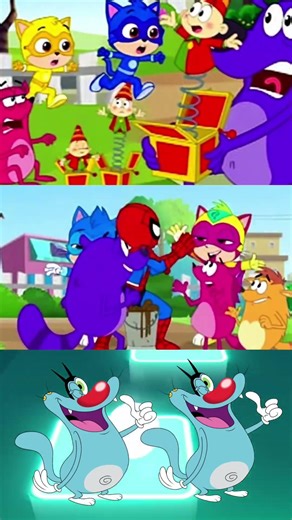 happy lucky Spider-Man child cartoon show with Tiles Hop EDM Rush