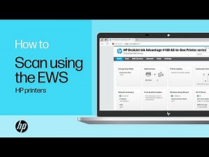 Scan from an HP printer using the Embedded Web Server (EWS) | HP printers | HP Support