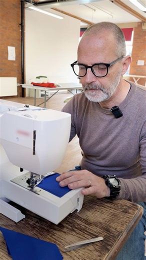 A hack from Stuart for those super small edges. #SewingBee | The Great British Sewing Bee