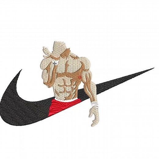 Anime Logo Embroidery digitize Baki Design Instant Download ( 2024 ) #embroiderydigitizing