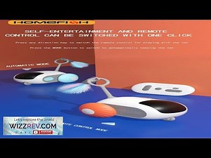 Smart Cat Car 2 Modes Automatic Moving Remote Controlled Car for Cats