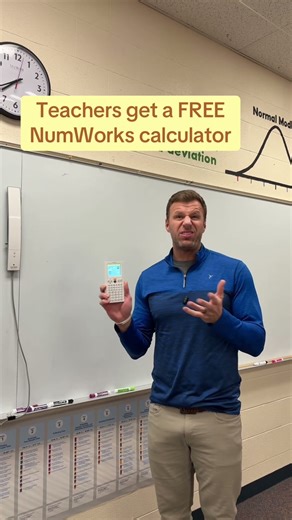 Teachers get a free NumWorks calculator
