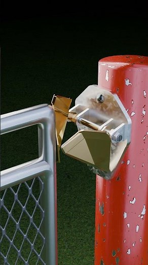 Gate latch 2 way | Two-Sided Lockable Latch - Clip 11