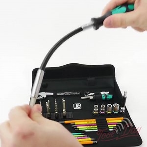 "Socket wrench and bit assortment attuned to universal window construction applications." Tool Of The Day™: Wera Kraftform Kompakt Tool Set for Window Installation SALE! $124.99 Today Only https://www.kctool.com/tool-of-the-day/ Turn on post notifications so you don't miss out on daily deals, great giveaways and the sexiest tools on the planet! @weratoolsna #kctool #kctoolcrew #tooloftheday #wera #weratools #windows #window #windowinstaller #windorinstallation #installer #installation America's 