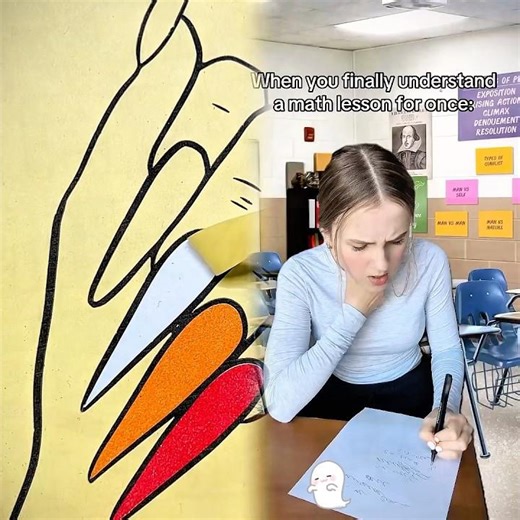 When you finally understand a math lesson for once #comedy #skit #relatable #pov
