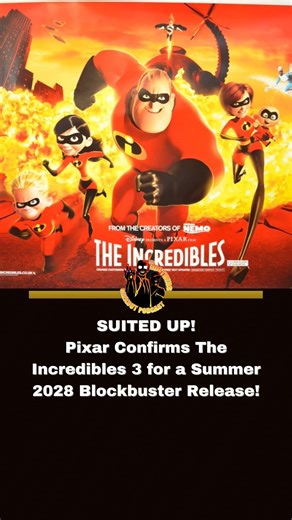 INCREDIBLES 3 RELEASE DATE! June 16, 2028, New Director Peter Sohn & Story Update!