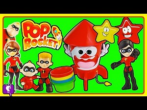 POP ROCKET GAME Play by Incredibles with HobbyKidsTV - Videos For Kids