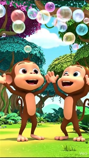 Monkey Bubble Adventure 🐒🫧 | Chintu & Pintu Fun 3D Cartoon Story for Kids #kidsanimation #kidscreen