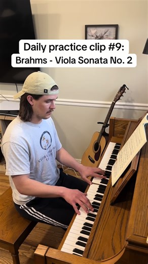 Daily Piano Practice: Brahms Viola Sonata No. 2