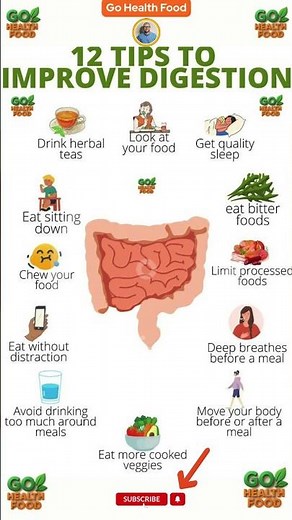 How to Improve Digestion: 12 Proven Tips #GutHealth #DigestionTips #BloatingRelief #MindfulEating