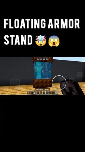 Minecraft Floating Armor Stand Trick 🤯 #minecraft #shorts