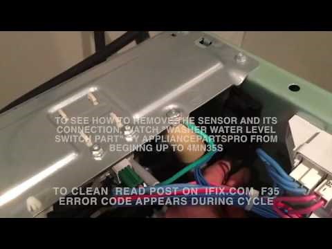 WHIRLPOOL fixed SUD F35 errors with $5 and 4 clean-up tips