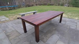 447K views · 3.1K reactions | Refinished a patio table I made two years ago. Made of African mahogany and I used tung oil originally. I don’t mind the grey but figured it was a nice day so why not tune it up? Took only an hour to sand and put on a new coat of oil. You like? | Kevin O'Connor | Facebook