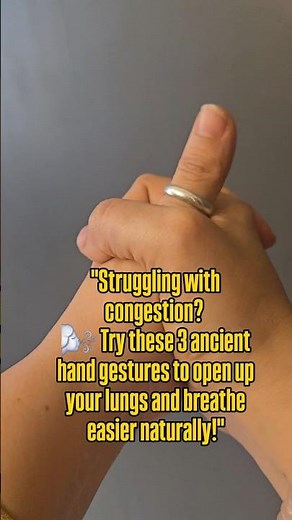 Stop shallow breathing and heal your lungs from the inside out! By practicing this 3-mudra sequence