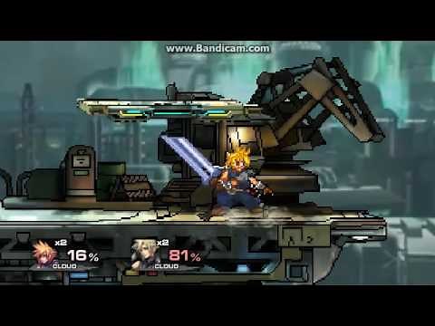 SSF2 Mod: Cloud (Over Marth) vs Cloud (Over Ichigo)