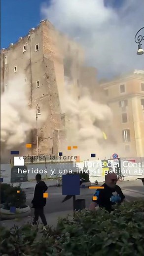 🏛️💥 Colapsa la Torre | Se derrumba una torre medieval durante su restauración