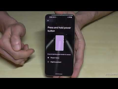 Google Pixel 8a: How to turn off the phone? And how to set up the Power Button?