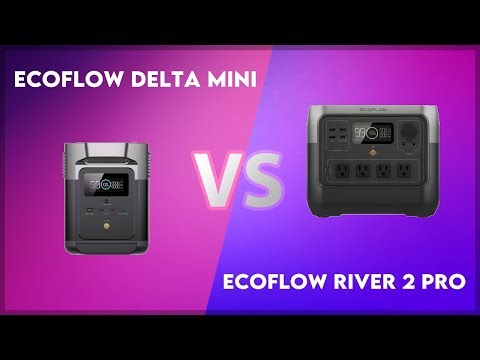 EcoFlow Delta Mini vs EcoFlow River 2 Pro Technical Comparison