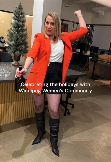 Still smiling from our Community Holiday Party 🥂 ⁠ ⁠ So much laughter, connection, and inspiration from Winnipeg women who continue to show up for themselves and each other. ⁠ ⁠ Here’s to growing together in 2026!