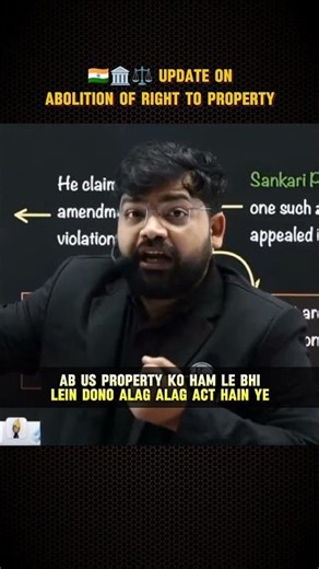 UPDATE ON ABOLITION OF RIGHT TO PROPERTY 💯🇮🇳 #civilservicesexam #upsc #adityasir #abolitionism #law