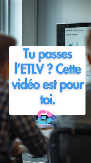 Tu passes l’épreuve d’ETLV en STMG ou ST2S ? Cet oral peut devenir un vrai point fort… à condition d’être bien préparé 💪 Dans cette vidéo, on t’explique : ✔️ le déroulé de l’épreuve ✔️ ce que le jury attend ✔️ comment t’entraîner efficacement Chez EVE Éducation, on accompagne les élèves pas à pas pour arriver prêts, confiants et structurés le jour J 🎯 👉 Enregistre ce post pour tes révisions 👉 Partage-le à un(e) ami(e) qui passe l’ETLV #stmg #st2s #etlv #preparationbac #epreuvebac #oralbac #i