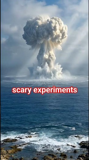 Massive Underwater Explosion 💥🌊 | The Moment Water Shot Into the Sky! #underwater #explosion #ocean