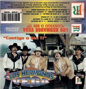 Los Hermanos Vega - Contigo o Sin Ti