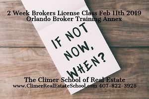 Get Your Florida Brokers License Feb 11, 2019 Orlando