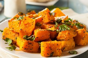 Low Calorie Roasted Butternut Squash Cubes - Lose Weight By Eating