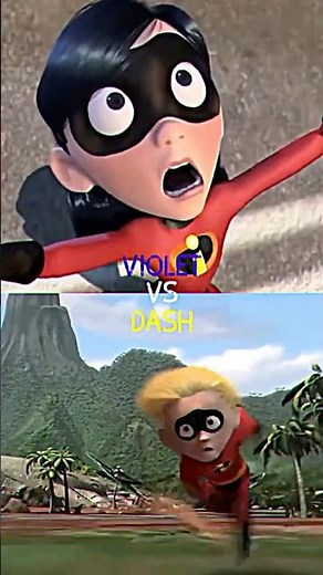 Violet vs Dash #incredibles #superhero