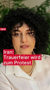 Ein toter Menschenrechtsanwalt, eine Trauerfeier, die zum Protest wird: Iranische Dissidenten zeigen, dass Mut stärker ist als der Terror des Regimes. Lest den ganzen Text über 🔗 taz.de/insta (Link in Bio) ✍️ Text und Video: Daniela Sepehri | taz