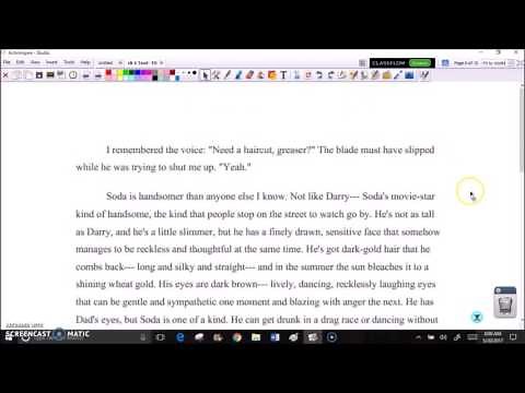 The Outsiders Chapter 1 audio