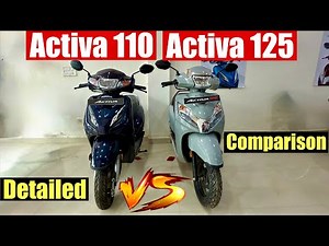 New 2026 Honda Activa 110 vs Activa 125 🔥 Detailed Comparison | Which Is Better?