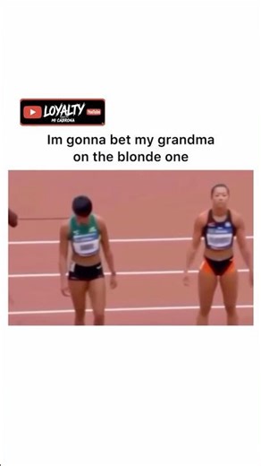 I’m gonna bet my grandma on the blonde one ￼