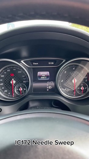 Needle sweep on a W176 #fyp #mercedes #cars #mod #coding #tiktok