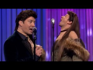 Jimmy Fallon IMPERSONATES Ariana Grande On Lip Sync Battle With Shaq