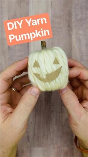 How to Make a Toilet Paper Roll Yarn Pumpkin 🎃 Easy Fall & Halloween Craft for Kids #halloween
