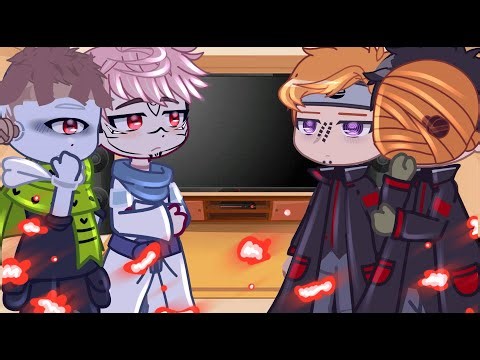 Jujutsu Kaisen Villains React To Akatsuki || Gacha React